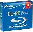 Memorex - 3 x BD-RE - 25 GB 2x - jewel case - storage media