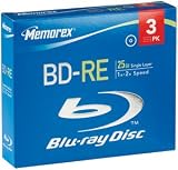 Memorex - 3 x BD-RE - 25 GB 2x - jewel case - storage media