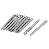 uxcell トルクスドライバービット 修復ツール ハードウェアの付属品 手工具 全長65mm