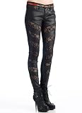 Lace Striped Pants