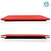 IBENZER Compatible with MacBook Air 11 Inch Case Model A1370 A1465, Soft Touch Plastic Hard Shell Case Bundle with Keyboard Cover for Mac Air 11, Red, A11RD+1