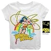 DC Comics Wonder Woman Girls White Tee