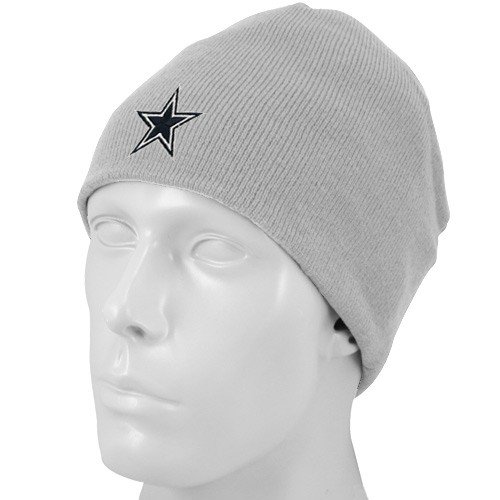 Reebok Dallas Cowboys Silver Basic Cuffless Knit Beanie