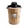 Maxi-Matic EIM-506 Elite Gourmet 6-Quart Old-Fashioned Pine-Bucket Electric/Manual Ice-Cream Maker