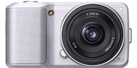 Sony Alpha NEX-3 Compact Interchangeable Lens Digital Camera w/16mm Lens (Silver)