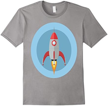 Spaceship t shirt 100% cotton Space engineer - Male XL - Slate