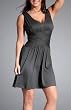 Three Dots Women's Lycra V-neck Tank Dress