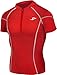 New 101 Red Skin Tights Compression Base Layer Short Sleeve Mens T Shirt