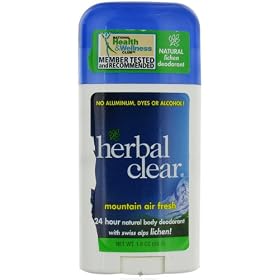 Herbal Clear Mountain Air Deodorant Stick 1.8 oz