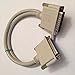 Premium Molded D-Sub Cable, DB25 Male / Female, 2.5 ft