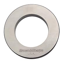 Brown & Sharpe 599-281-380 Inside Micrometer Setting Ring for Style A and Style B, 0.35" Diameter