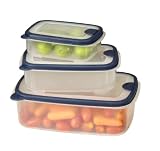 Cook Pro 6 Piece Storage Container Set, Blue