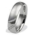 Goldmaid Damen-Ring 925 Sterlingsilber 34 Zirkonia innen bombiert Pa R3885S