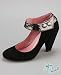 Jeffrey Campbell Show 2 Black Suede and Snake Heel
