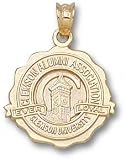 Clemson Tigers Solid 10K Gold Classic Seal Pendant