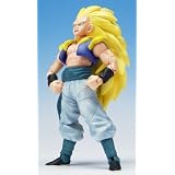 Dragonball Z BanDai Hybrid Action Mega Articulated 4 Inch Action Figure Super Saiyan 3 Gotenks ~ BanDai