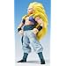 Dragonball Z BanDai Hybrid Action Mega Articulated 4 Inch Action Figure Super Saiyan 3 Gotenks