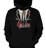 Chevy Pickup Truck Tuxedo, Dressed For Success Mens Sweatshirt, Officially Licensed Chevrolet Trucks Like A Rock Mens Pullover Hoodie