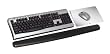 3M Gel Wrist Rest, Black Leatherette, 25 Inch Length, Antimicrobial Product Protection (WR340LE)