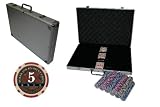Poker Chipset | 1000'er Koffer Crom | mit Tournament Chips | MIX-IT