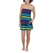 Xhilaration® Juniors Striped Towel Wrap - Blue/Green/Purple