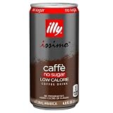 illy issimo Coffee Drink, Caffè (No Sugar), 6.8-Ounce Cans (Pack of 12)