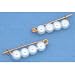 2 Pearl Enhancer Bead Shortening Clasps Gold Parts