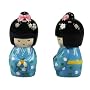 Salz- und Pfefferstreuer Set KAWAII GEISHA blau 2-&hellip von MIK funshopping