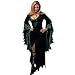 Enchantra Gothik Hexe, Kleid mit Spinnenapplikation, Gr��e 36/42