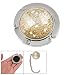 Glittery Star Powder Inlay Rhinestone Accent Folding Magnetic Handbag Hook