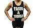 Kalifit Women's Black Tacos&Tequaila Logo Deepside Cut Tank Top