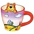 ZooBuds Hand Painted Bear Mug