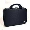 CaseCrown Premium Double Memory Foam Laptop Case (Nylon Black) for Dell Inspiron Mini 10 Netbook