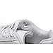 HUSKSWARE Multi-Color LED Light Up Shoes with USB Charging for Little Kid/Big Kid, 2 M US Little Kid, White