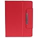 Eforstore Universal Carrying Case Folio Faux Leather Stand Flip Cover for 8 Inch Android Tablet (8 Inch, Red)