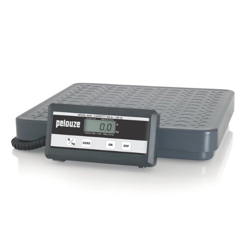 Pelouze 4060 Heavy-Duty Electronic Utility Scale with PC Interface, 400-lb. Capacity