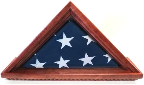 Military (3x5) Flag Case (Solid Cherry Wood)