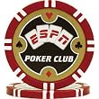 100 ESPN Poker Club Professional Poker Chips - Red