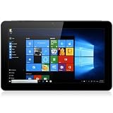 Cube iWork11 Ultrabook タブレットPC - WINDOWS 10 + ANDROID 5.1 4GB RAM 64GB ROM 10.6 inch FHD IPS スクリーン Intel Cherry Trail Z8300 64bit Quad Core 1.44GHz Cameras Bluetooth 4.0 GPS　ブラック [並行輸入品]