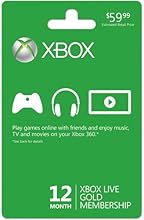Xbox LIVE 12 Month Gold Membership Card
