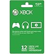Xbox LIVE 12 Month Gold Membership Card