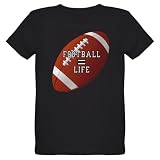 Artsmith, Inc. Organic Kids T-Shirt Dark Football Equals Life
