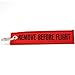 Remove Before Flight Key Chain - Red/Black