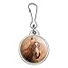Horse Portrait Peach Jacket Handbag Purse Luggage Backpack Zipper Pull Charm