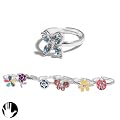 SG PARIS BIJOUX FANTAISIE BAGUE REGLABLE SET X7Pc ENFANT MATIERES AUTRE MULTICOULEUR