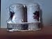3-color Rose Salt & Pepper Shaker Set
