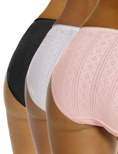 Cuddle Cotton Bikini Panty Basic 3 Pack