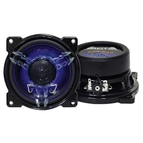 Blitz Audio BZX422 - Car speaker - 90 Watt - 2-way - coaxial - 4"