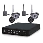 SAVE $399.96 - Lorex L104161C2W - 4 Channel Digital Wireless Surveillance System (Black) $399.99