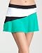 Green Tennis Colorblock Skirt - BEBE SPORT - DEEP GREEN/WHT/BLK (S)